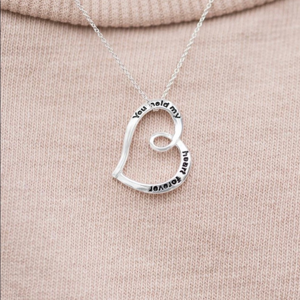 “You Hold My Heart Forever” Necklace